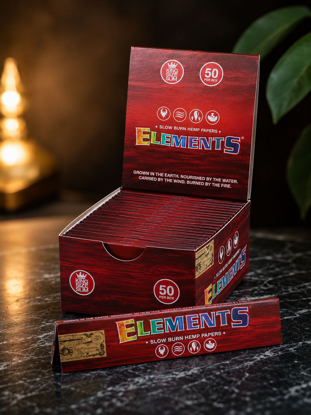 Premium Elements King Size Slim Papers Elements Slow Burn Hemp Papers – King Size Slim Elements Rolling Papers 50 Box Bundle Elements Ultra Thin King Size Papers Elements Hemp Rolling Papers Premium Edition