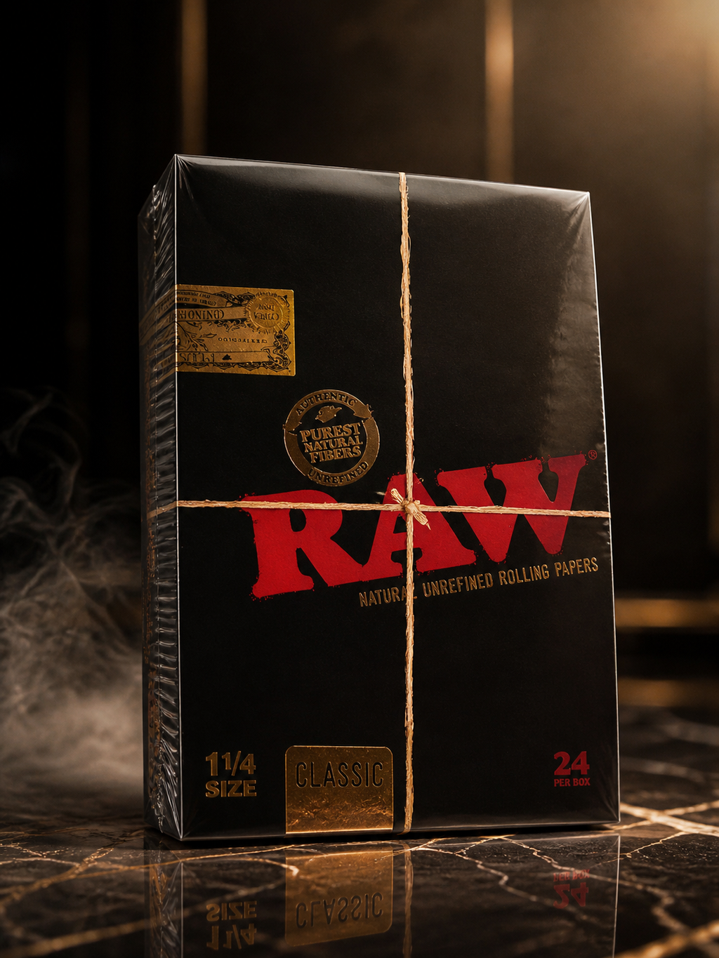 🔥 RAW Classic 1 1/4 Rolling Papers – Box (24