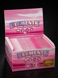 Elements Pink King Size Slim Rolling Papers – Box of 50 Packs🔥