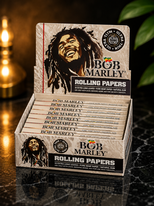 Bob Marley Pure Hemp Ultra Thin Papers Bob Marley Rolling Papers Premium Edition Bob Marley Natural Gum Rolling Papers Bob Marley Ultra Thin Hemp Papers Bob Marley Extra Long Rolling Papers Pack