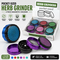 Pocket-Sized Herb Grinder – 6 Piece Metal Grinder